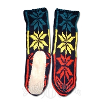 Rasta Mukluk Slipper Socks