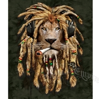 Rasta Lion Plush Blanket