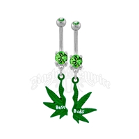 Best Buds Belly Ring with Gems - Set