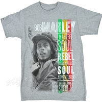Bob Marley Soul Rebel Athletic Heather T-shirt - Men's