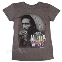 Bob Marley and The Wailers Heather Brown T-Shirt - Women's