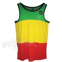 Bob Marley Rasta Stripe Tank - Men’s
