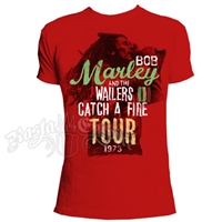 Bob Marley CAF Tour Red T-Shirt - Men's