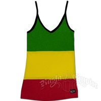 Bob Marley Rasta Stripe Tank Top - Women's