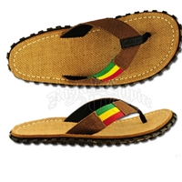 Bob Marley Hemp Brown Sandals - Men's
