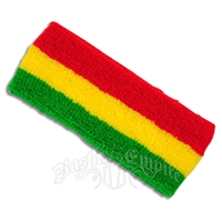 Rasta Terry Cloth Headband