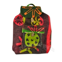 Assorted Pattern Hemp Backpack