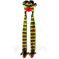 Rasta Monkey Beanie with Mittens - Youth's