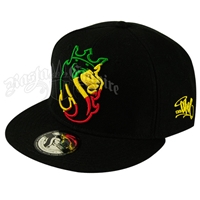 Lion of Judah Rasta Striped Cap