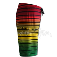 Rasta Stripe Boardshorts