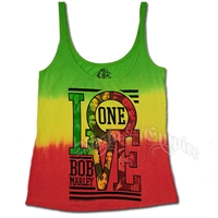 Bob Marley One Love Tie-Dye Tank Top - Women's