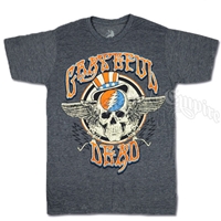 Grateful Dead Wings Navy Heather T-Shirt - Men's