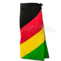 Rasta and Reggae Long Skirt With Tie