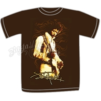Jimi Hendrix Waves Chocolate T-Shirt - Men's