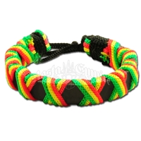 Rasta Stripe Criss Cross Bracelet