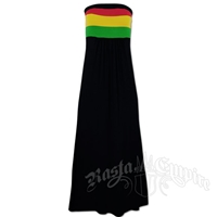 Rasta and Reggae Long Tube Top Dress