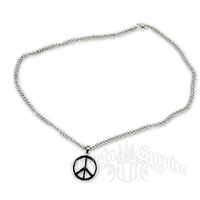 Peace Sign Chain Necklace