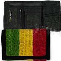 Rasta Hemp Tri-Fold Wallet