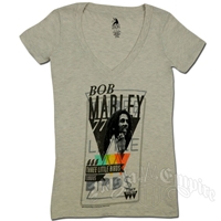 Bob Marley Little Birds White T-Shirt - Women's