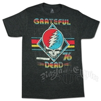 Grateful Dead Retro San Fran '76 Charcoal Heather T-Shirt - Men's