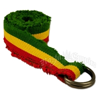 Distressed Rasta Belt