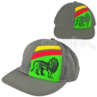 Bob Marley Lion Rasta & Grey Cap