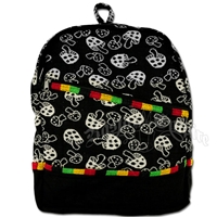 Rasta Mushroom Backpack