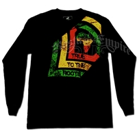 True to the Roots Military Black Long Sleeve T-Shirt - Men's
