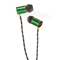 House of Marley Midnight Ravers Rasta In-Ear Headphones