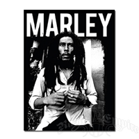 Bob Marley B&W Fleece Throw