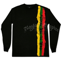 True to the Roots Black Long Sleeve T-Shirt - Men's