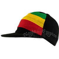 Rasta and Reggae Stripe Ball Cap