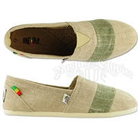 Bob Marley Rita Stripe Chambray Sand Shoes - Women's