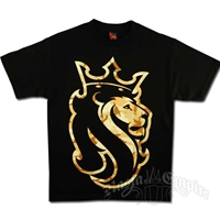 Desert Rasta Lion Black T-Shirt - Men's