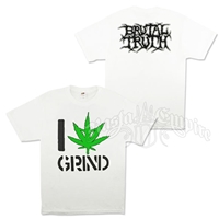 I Weed Grind White T-Shirt - Men's