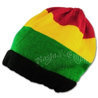 Rasta and Reggae Loose Fit Beanie