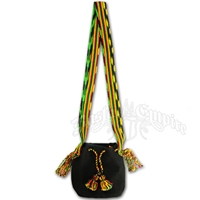 Rasta and Reggae Drawstring Bag with Tassels