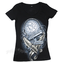 Cali Dreamin Black T-Shirt - Women's