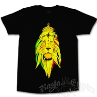 Unity Gold Crown Lion Black T-Shirt - Men’s