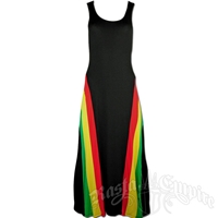 Rasta and Reggae Bungee Straps Long Dress