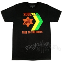 Rasta Forward Souljah Black T-Shirt - Men's