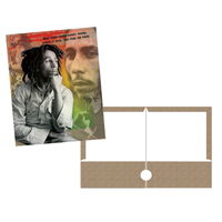 Bob Marley Contemplation Collage Pocket Folder