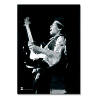 Jimi Hendrix B/W Guitar Poster 30
