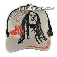Bob Marley Rays Natural Mystic Mesh Black/Cream Trucker Cap
