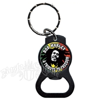 Bob Marley Tribute To Freedom Bottle Opener Metal Keychain