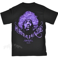Jimi Hendrix Purple Haze Black T-Shirt - Men's