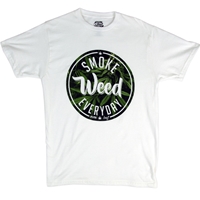 Seven Leaf Smoke Weed Everyday White T-Shirt – Men’s 
