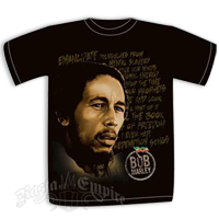 Bob Marley Redemption Black T-Shirt - Men's