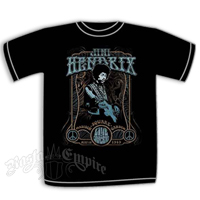 Jimi Hendrix Madison Square Garden '69 Black T-Shirt - Men's