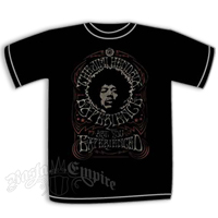 Jimi Hendrix Experienced Black Poster T-Shirt - Men's